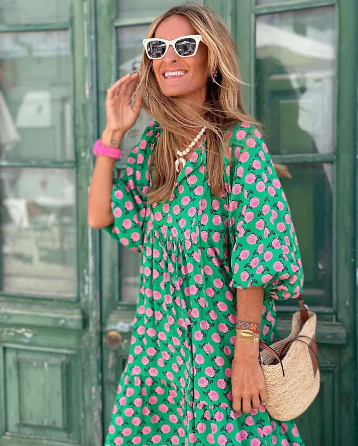 Bella Floral Summer Dress – Airy, Light & Colourful