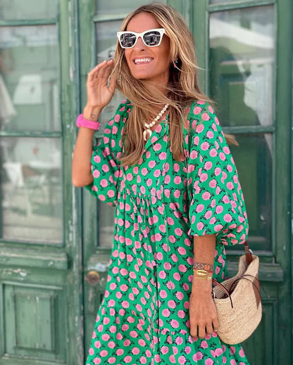 Bella Floral Summer Dress – Airy, Light & Colourful